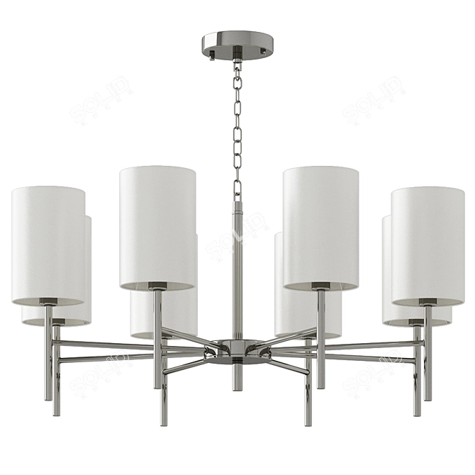 Evoluce Noia SLE107303-08 Chandelier 3D model image 4