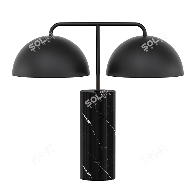 Modern Marble Table Lamp 3D model image 1