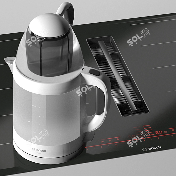 Bosch Kitchen Appliance Set 3D model image 1