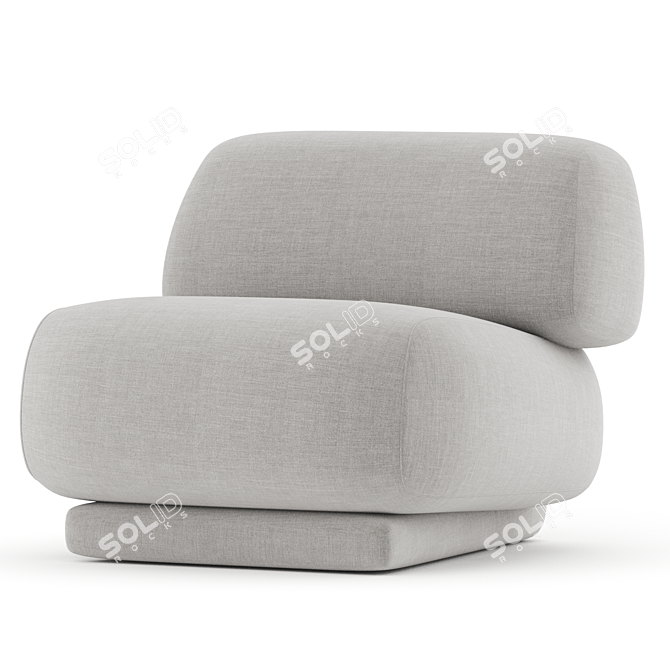 Sleek Moroso Gogan Armchair Design 3D model image 2