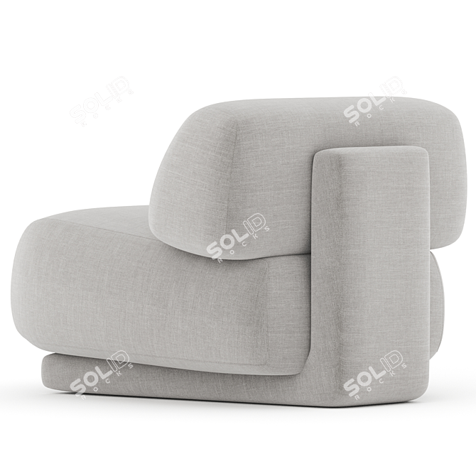 Sleek Moroso Gogan Armchair Design 3D model image 3