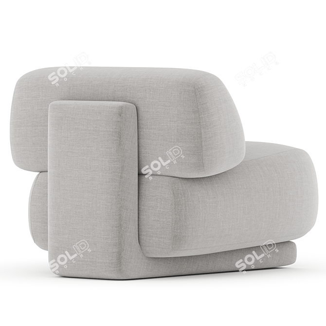 Sleek Moroso Gogan Armchair Design 3D model image 4