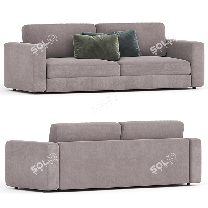 Modern Lema YAKI Sofa Crown 3D model image 2