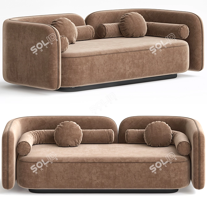 Modern 3ds Max Sofa Model 3D model image 2