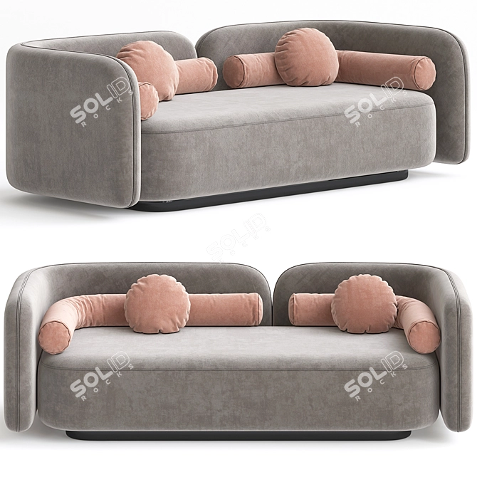 Modern 3ds Max Sofa Model 3D model image 3