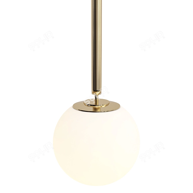 Contemporary Mobile Chandelier 7 3D model image 2