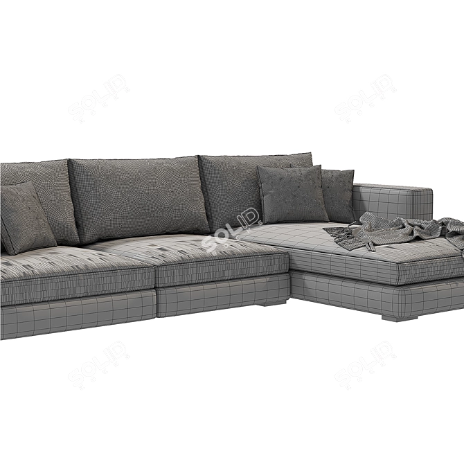 Modern Comfort Cenova Sofa 3D model image 4