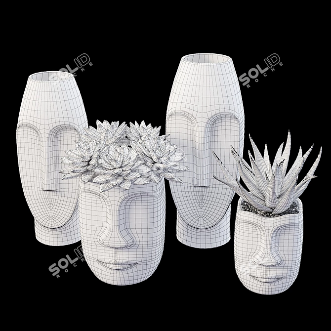 Elegant Decor Vase Model 3D model image 5