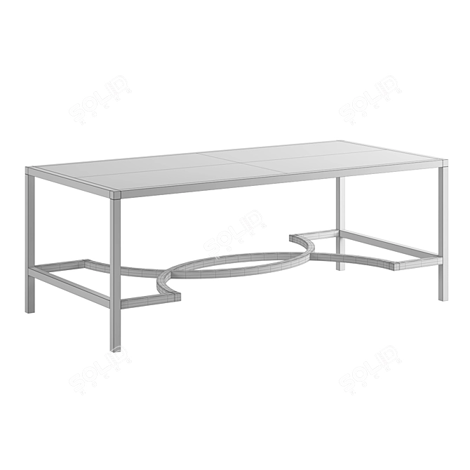 Safavieh Inga Coffee Table 3D model image 4