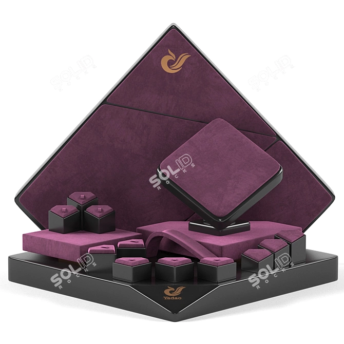 Chic Boutique Mannequin Decor Display 3D model image 2