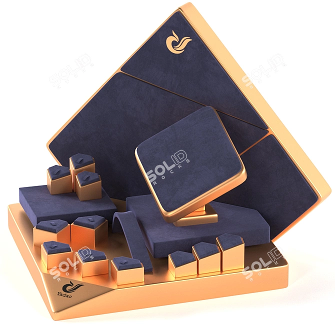 Chic Boutique Mannequin Decor Display 3D model image 3