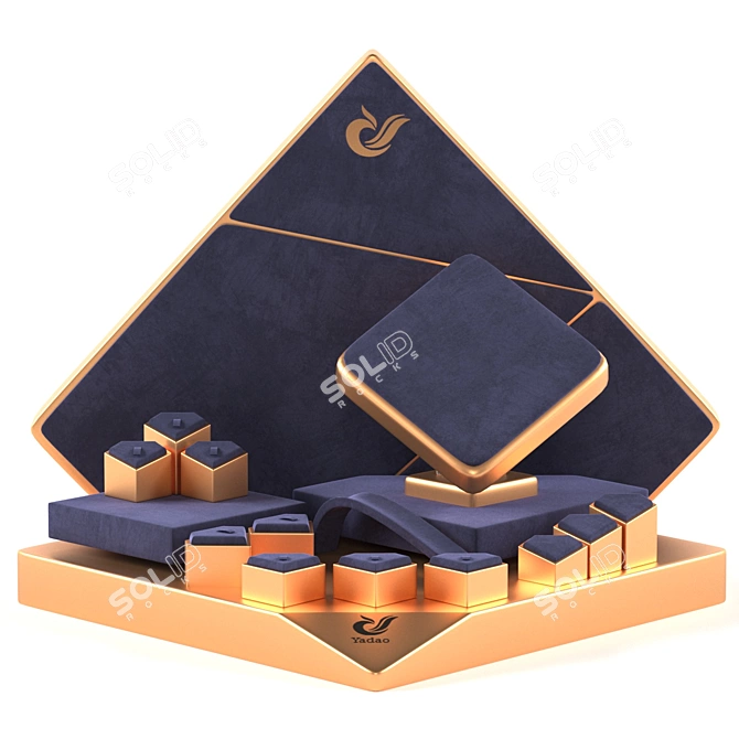 Chic Boutique Mannequin Decor Display 3D model image 4