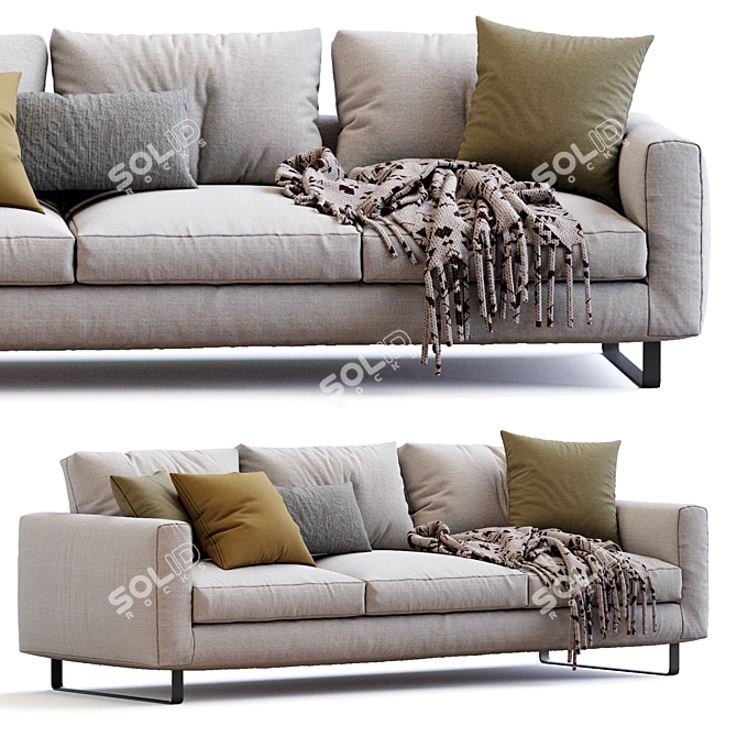 Modern Elegance Sofa Design 3D model image 3