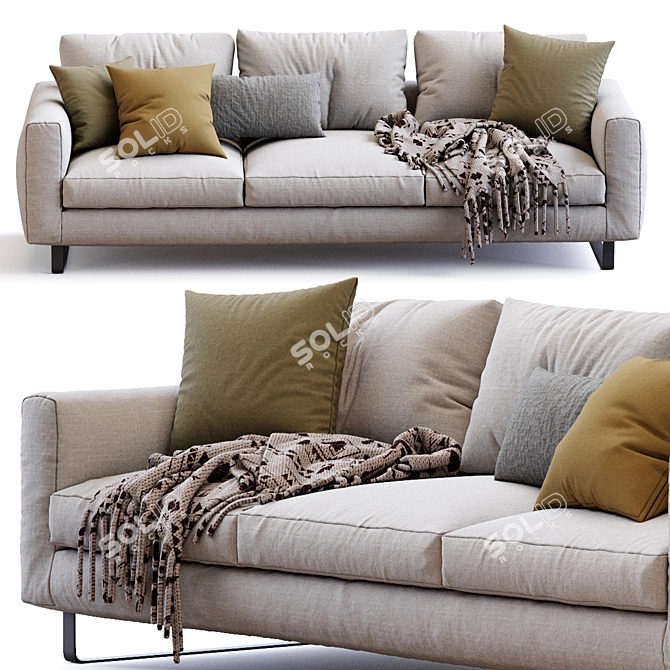 Modern Elegance Sofa Design 3D model image 6