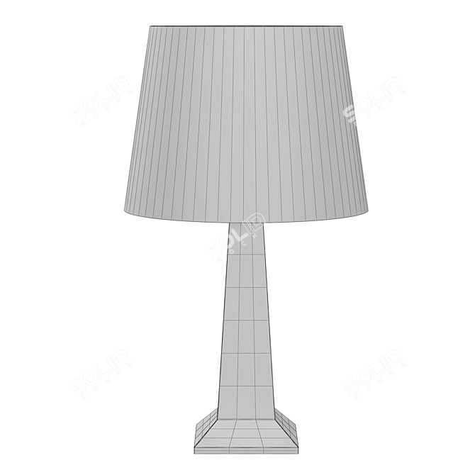 Modern Adjustable Pendant Light 3D model image 5