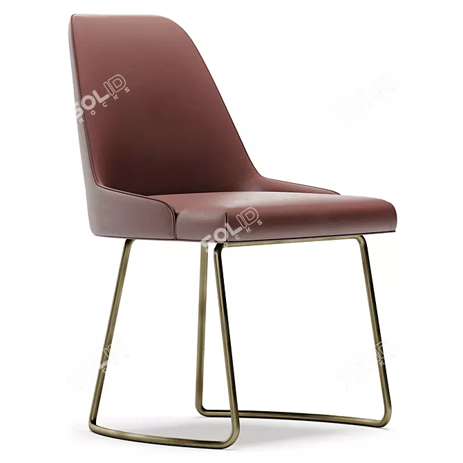 Modern Anna Chair - Designer Elegance 3D model image 3
