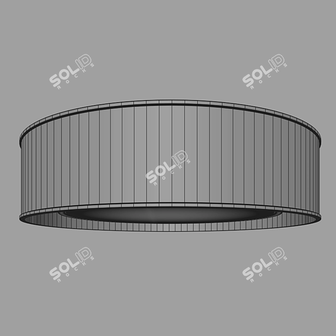  100x400mm Ceiling LED Light 3D model image 2