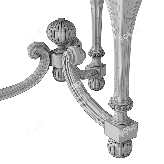 Elegant Roberto Giovannini Table 3D model image 11