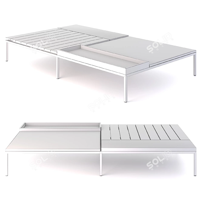 Elegance Fusion Coffee Table 3D model image 3