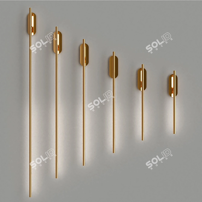 Contemporary Virginia Lamp Fixture 3D model image 2