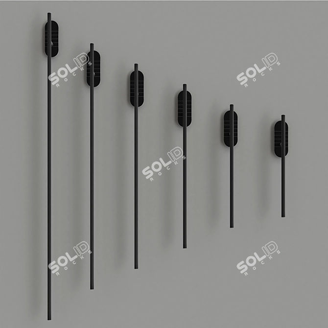 Contemporary Virginia Lamp Fixture 3D model image 4