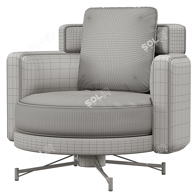 Khamma Armchair | Luxe Design 3D model image 2