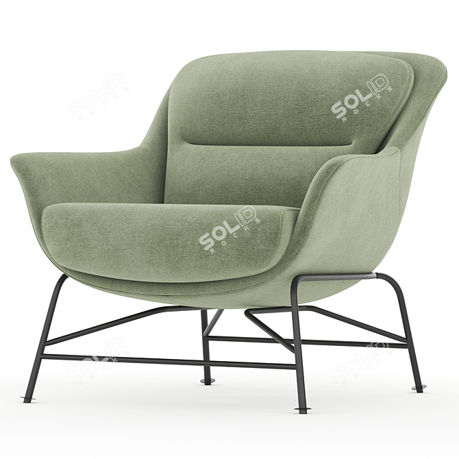 Design Chair TEULAT SADIRA 3D model image 2