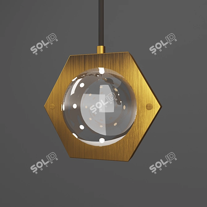 Eclatant Linear Chandelier 72: Elegant and Modern 3D model image 2