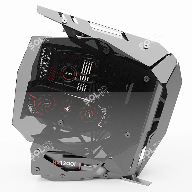 Antec Torque Midi-Tower 3D Model 3D model image 3