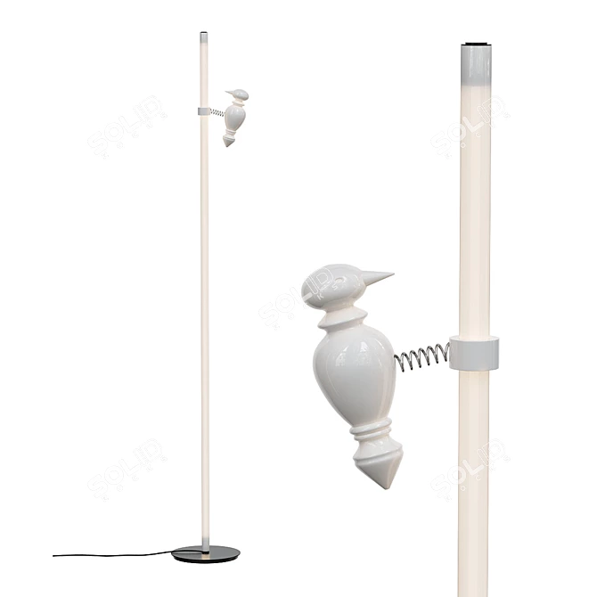 Karman ACCIPICCHIO Floor Lamp 3D model image 1