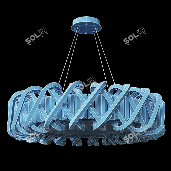 Sleek Karlena Design Lamp 3D model image 2