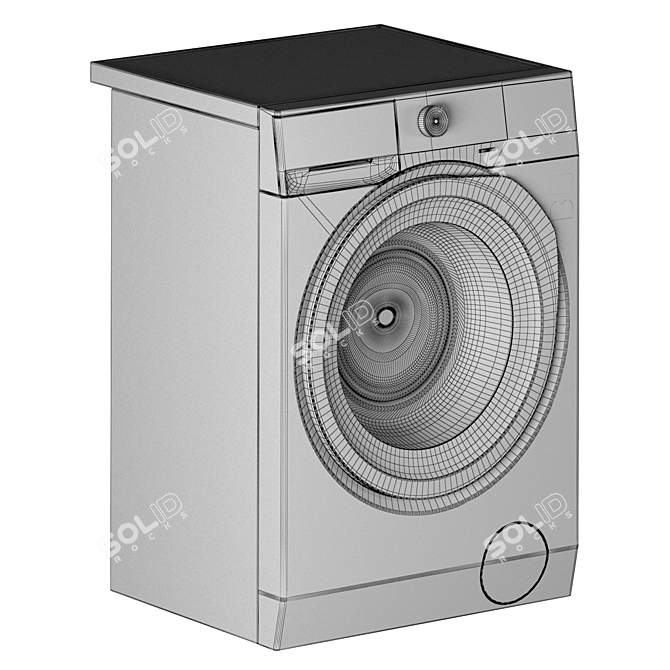 Electrolux EW7WR447W Washer-Dryer Combo 3D model image 4