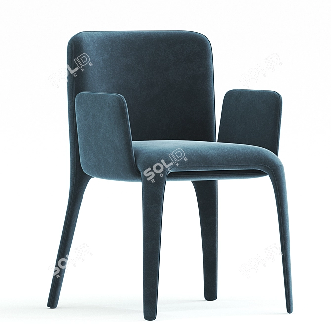 Contemporary Dining Chair 2017 3D model image 2