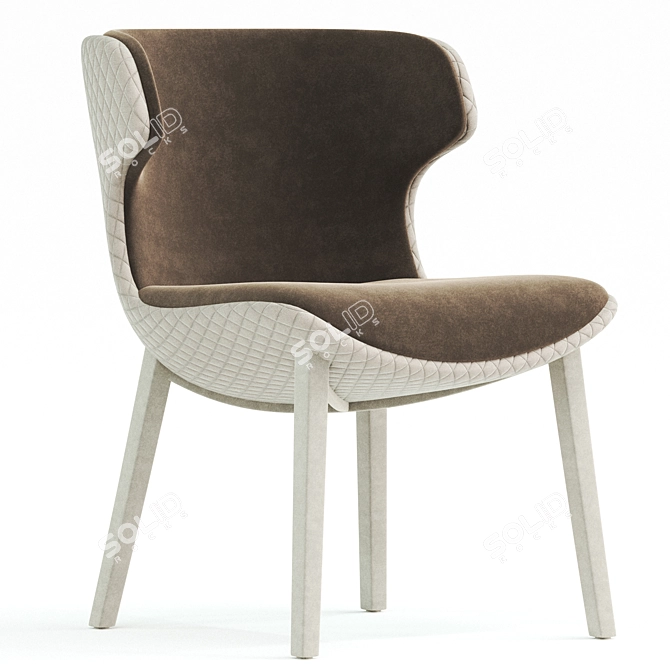 Contemporary Dining Chair 2017 V-Ray 3D model image 1