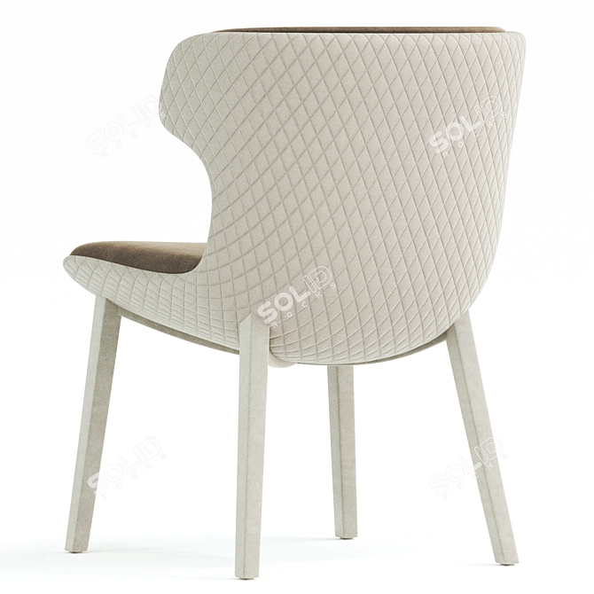 Contemporary Dining Chair 2017 V-Ray 3D model image 3