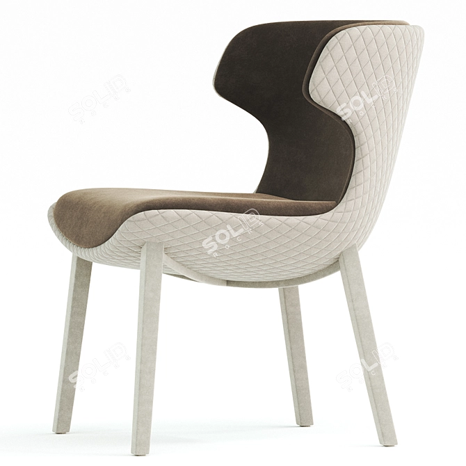 Contemporary Dining Chair 2017 V-Ray 3D model image 4