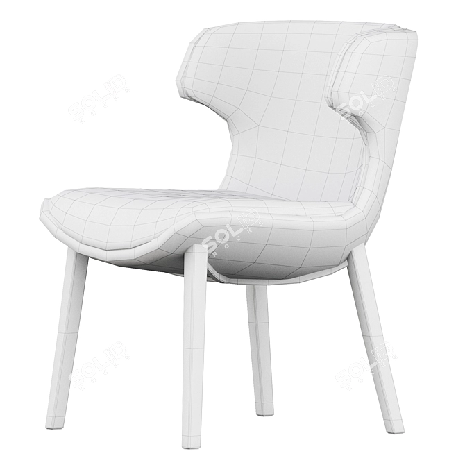 Contemporary Dining Chair 2017 V-Ray 3D model image 6