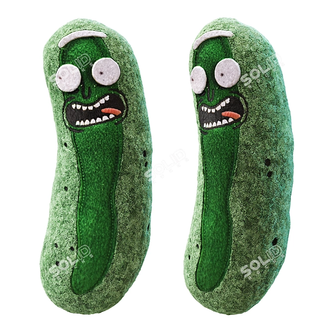 Photo Toy Pickle Rick 3D model image 1