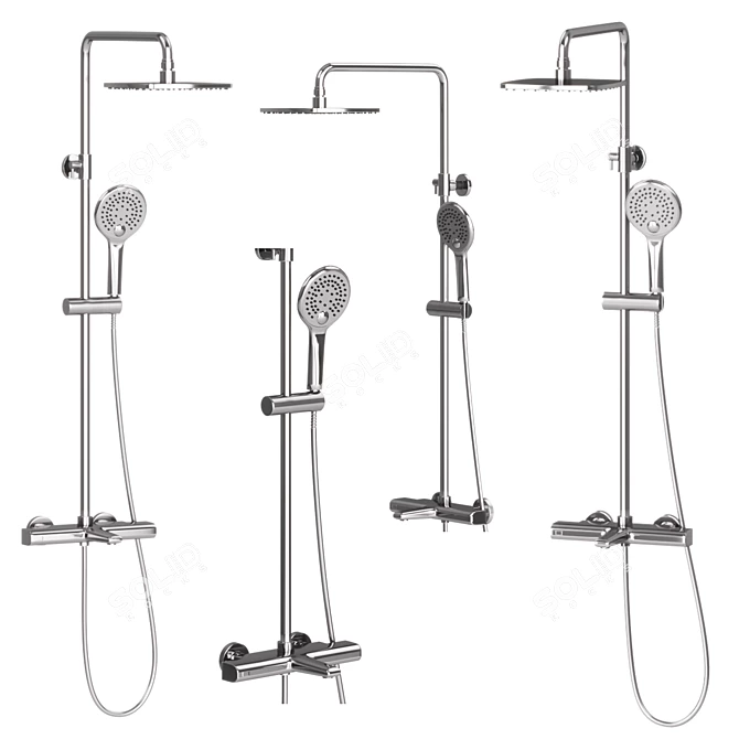 IDDIS Uniterm Shower Set (UNISBBTi06) 3D model image 1