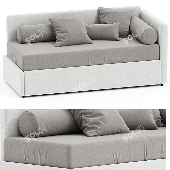 Convertible Pull-Out Bed POINT 3D model image 1