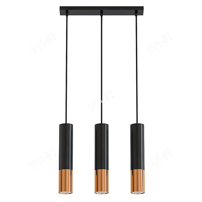 Sollux Pendant Lamp Loft Style 3D model image 1