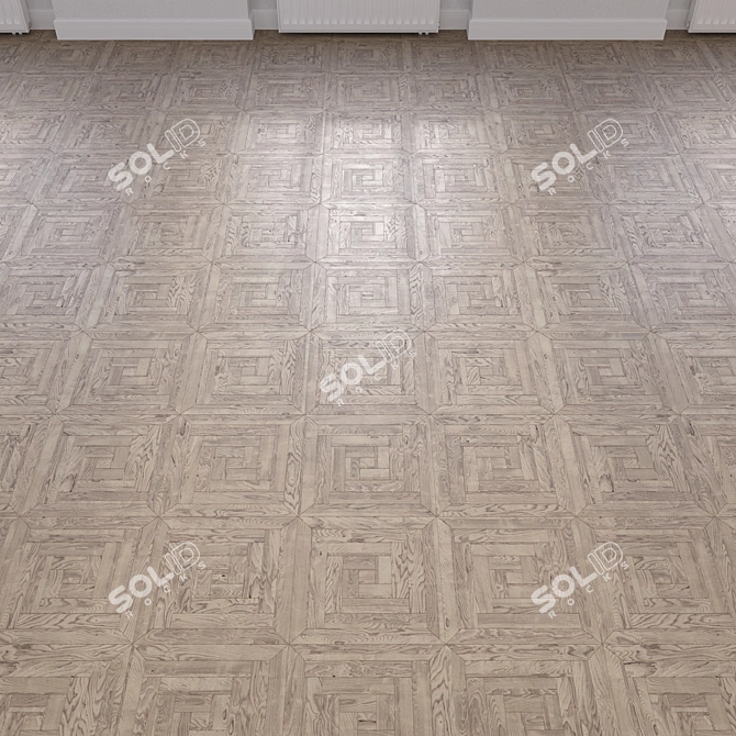 High-Quality 3D Wood Floor Model 3D model image 3