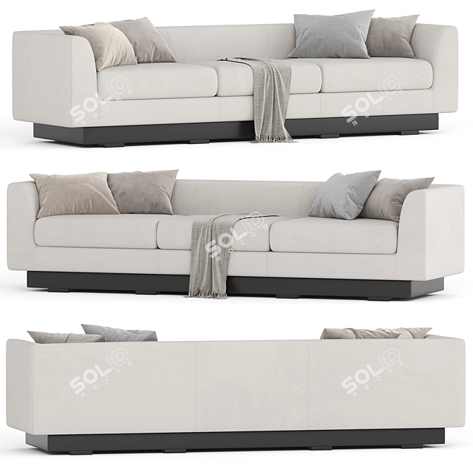  Sleek Modern Cappellini ELAN 23 3D model image 2