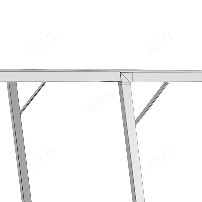 Milla & Milli Modern Frame Table 3D model image 3