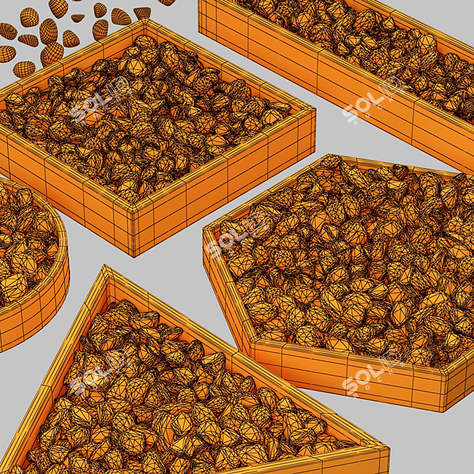 Smooth Pebble Form 4 Texture 3D model image 7