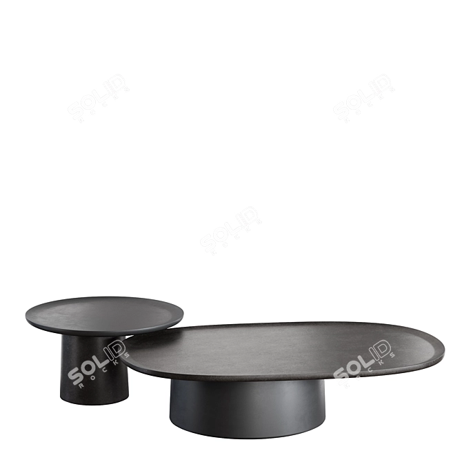 Molteni & C LOUISA Coffee Tables 3D model image 3