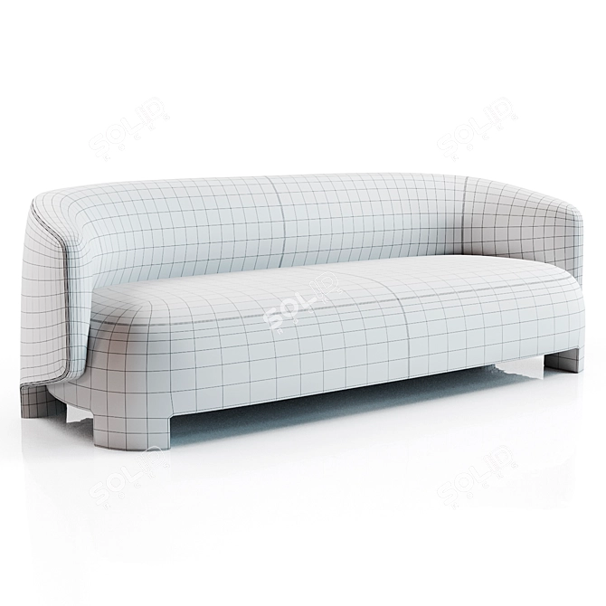 Elegant TARU Sofa by Ligne Roset 3D model image 4