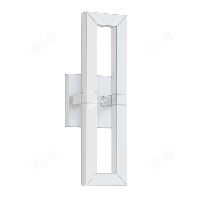 Modern Outdoor Wall Sconce 3D model image 2