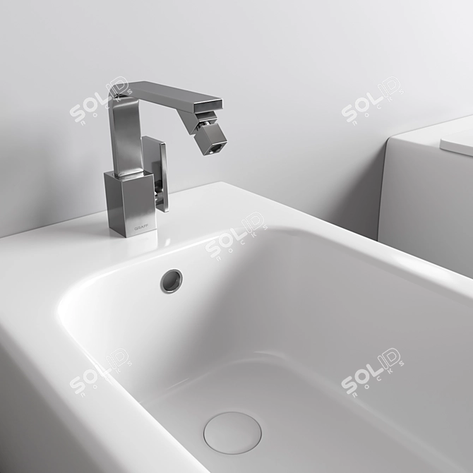 Italian Nic Semplice Toilet/Bidet 3D model image 4