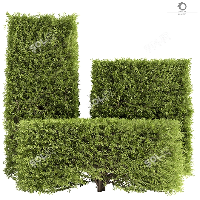 Elegant Furniture Set 3D Model 3D model image 1